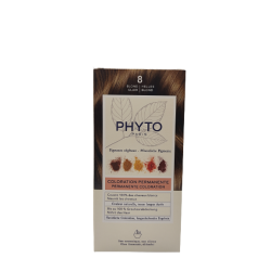 Phyto Color Kit 8 Biondo Chiaro 1 Latte 50 Ml + 1 Crema 50 Ml + 1 Maschera 12 Ml
