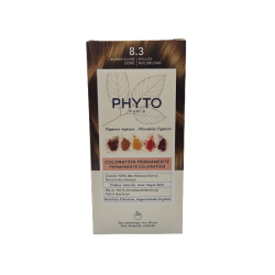 Phyto Color Kit 8,3 Biondo Chiaro Dorato 1 Latte 50 Ml + 1 Crema 50 Ml + 1 Maschera 12 Ml