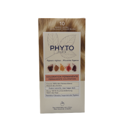 Phyto Color Kit 10 Biondo Chiarissimo Extra 1 Latte 50 Ml + 1 Crema 50 Ml + 1 Maschera 12 Ml