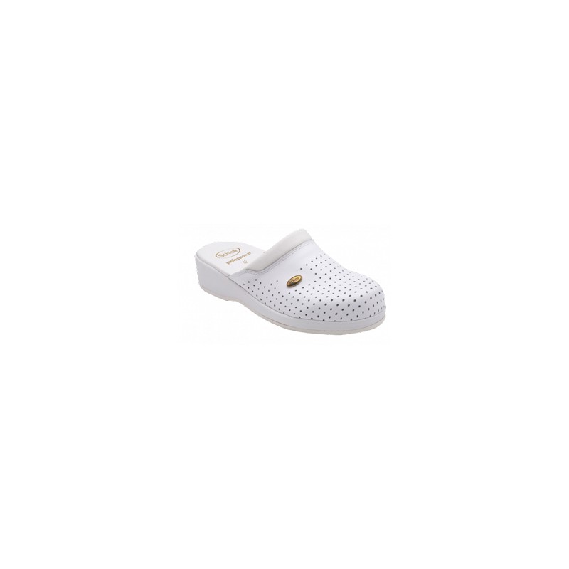 Scholl Shoes Clog Back Guard Bycast Bis Unisex White Backguard Bianco 45