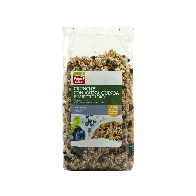 Biotobio Crunchy Con Avena Quinoa E Mirtilli