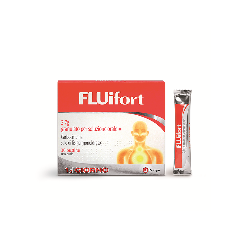 confezione 30 bustine fluifort granulato