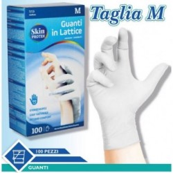 Nacatur International Imp. Exp. Guanto In Lattice Skin Non Sterile Senza Polvere Misura Medium 100 Pezzi