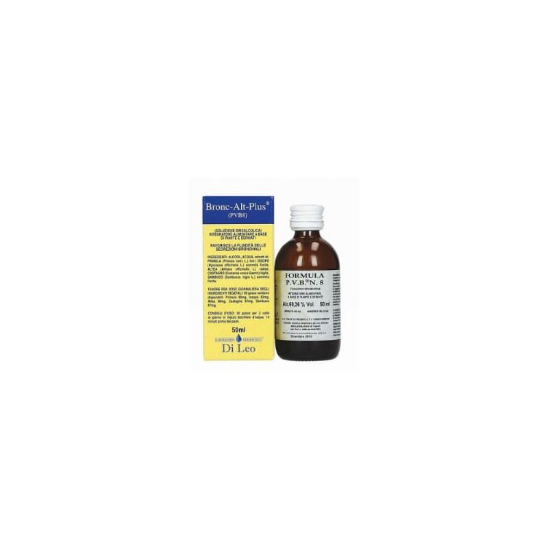 Laboratorio Erboristico Di Leo Bronc-alt-plus Composto Pvb 8 50 Ml