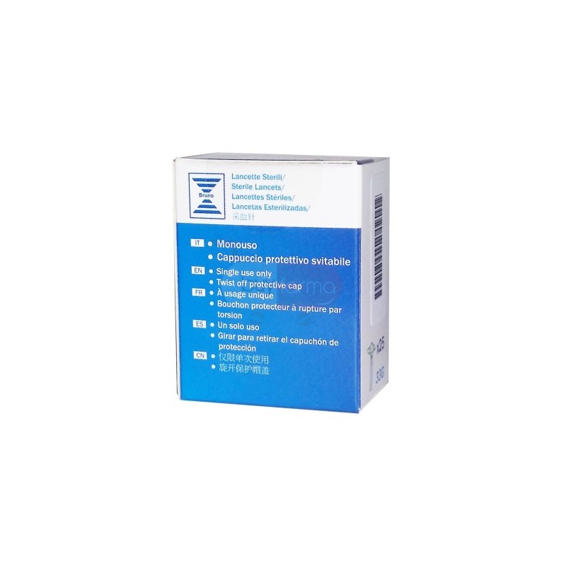 Bruno Farmaceutici Lancette Pungidito Bruno 25 Pezzi