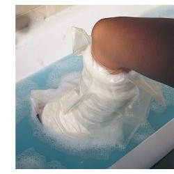 Farmacare Acquastop Mezza Gamba Copertura Riutilizzabile Per La Protezione, Durante La Doccia O Il Bagno, Degli Arti Con Gessi E