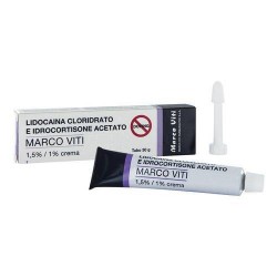 Crema Rettale da 30 g Lidocaina Cloridrato E Idrocortisone Acetato Marco Viti 15 Mg/g + 10 Mg/g