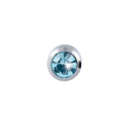 Orecchino 3mm Mast Industria Italiana Acquamarina