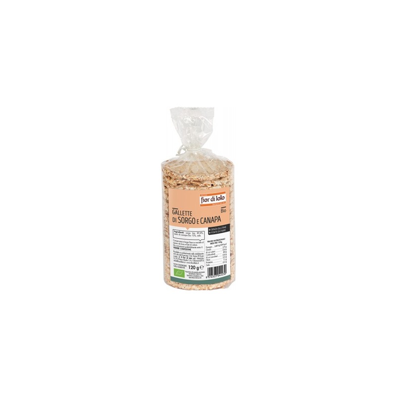 Biotobio Gallette Sorgo E Canapa 120 G
