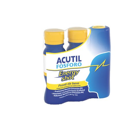 3 Flaconi da 60 ml ciascuno di Acutil Fosforo Energy della Angelini Pharma 3 Flaconi da 60 ml ciascuno di Acutil Fosforo Energy della Angelini Pharma