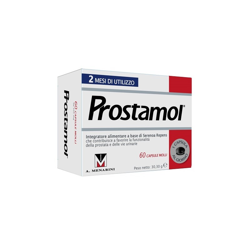 confezione 60 capsule molli prostamol