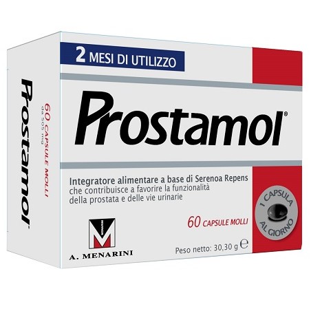 confezione 60 capsule molli prostamol