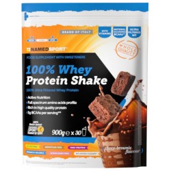 Busta da 900 g di Whey Protein Shake Choco Brownie di Named Sport