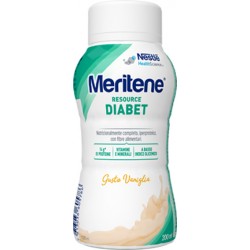Confezione da 200ml di Meritene Resource Diabet Vaniglia Alimento Iperproteico