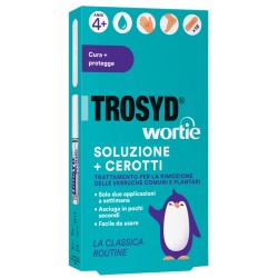 Trosyd Wortie Soluzione innovativa per trattamento di verruche 5 ml + 18 cerotti