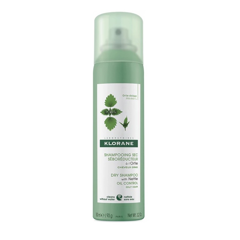 Klorane Shampoo Secco Seboriduttore All'ortica 150 Ml