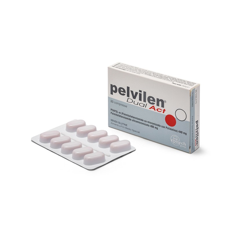 Confezione da 20 Compresse di Integratore Antinfiammatorio Pelvilen Dual Act