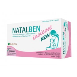 Confezione da 60 capsule di Integratore di Acido Folico Natalben Insieme New