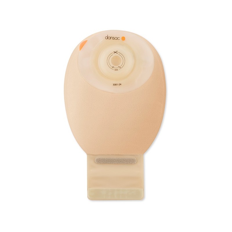 Hollister Dansac Novalife Tre 1 Sacca Aperta Opaca Softconvex Maxi Per Ileostomia Con Finestra Ritagliabile 15-44mm 520 Ml 10 Pe
