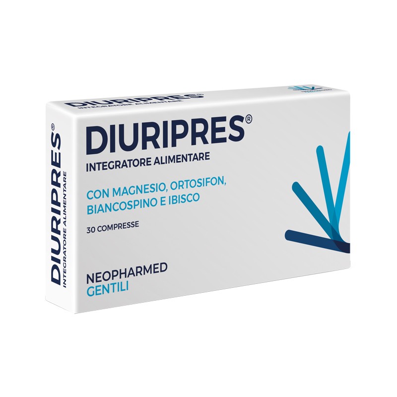 Confezione da 30 compresse di Integratore Drenante Diuripres