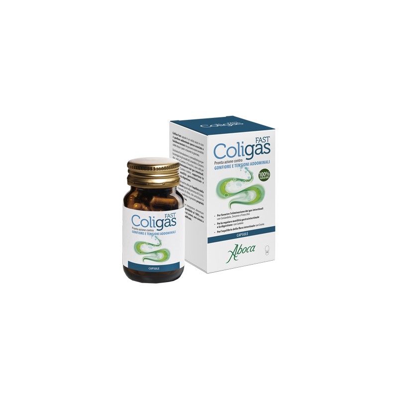 Aboca Coligas Fast gonfiore addominale 50 Capsule