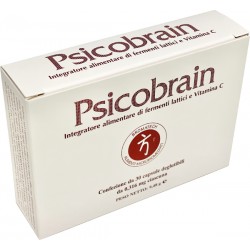 Confezione da 30 compresse di Integratore di fermenti Lattici Psicobrain Bromatech