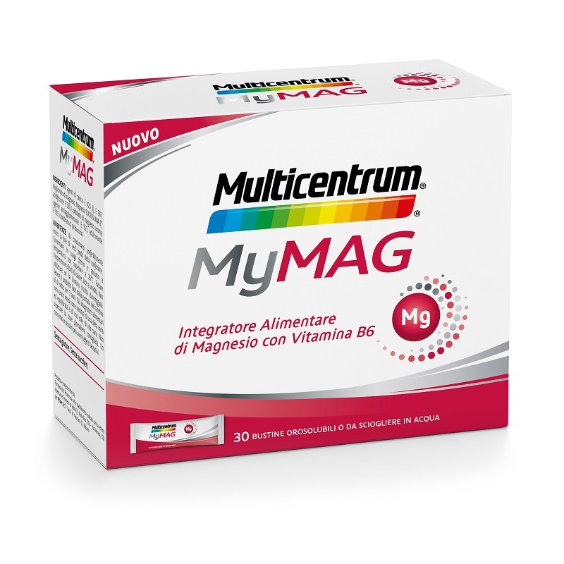 confezione 30 bustine multicentrum boost magnesio recupero