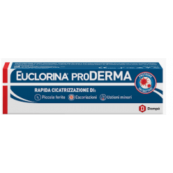 Tubo da 30ml di Euclorina Proderma della Dompè Farmaceutici