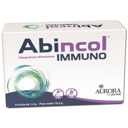 Confezione da 14 Stick Orosolubili di Abincol Immuno Integratore per Difese Immunitarie
