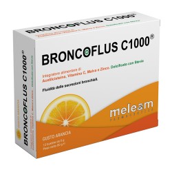 Ibiopharma Broncoflus C1000 integratore vitamina C 12 bustine per difese immunitarie