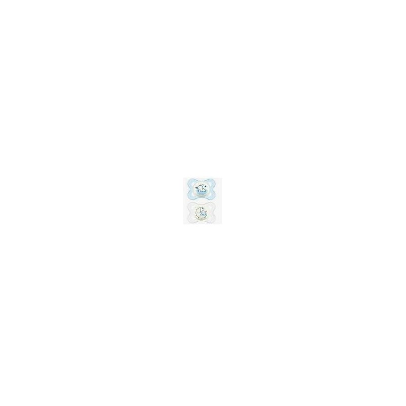 Mam Night Succhietto per Maschietti 2-6 mesi - 2 pezzi