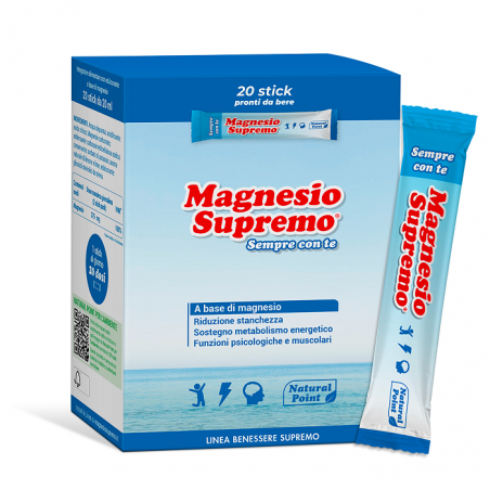 Natural Point Magnesio Supremo 20 Stick Sempre Con Te