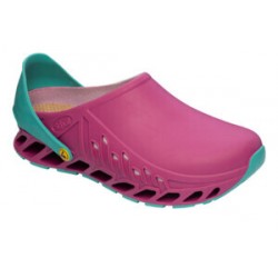1 paio di Evoflex Scarpe Protettive Fucsia/Smeraldo 39 da Scholl Shoes