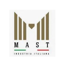 Mast Industria Italiana Orecchini Fascia Rosa Iron-v Bezel Zircone Piatto 2,5mm Nero Mj Pre 113 S25-213c