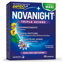 30 compresse di Novanight Tripla Azione Rilascio Rapido