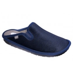 1 paio di Boris Pantofola in Microfibra da Uomo Navy Blue 44 da Scholl Shoes
