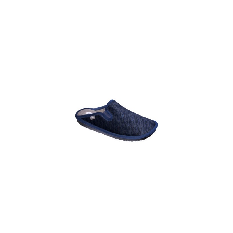1 paio di Boris Pantofola in Microfibra da Uomo Navy Blue 44 da Scholl Shoes