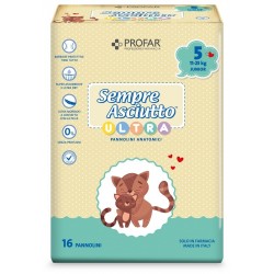 16 pezzi di Profar Sempre Asciutto Pannolino Ultra Junior 11/25 Kg
