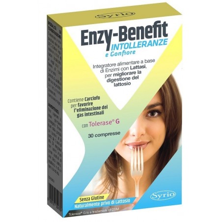 Enzy- benefit intolleranze e gonfiore integratore lattasi 30 compresse