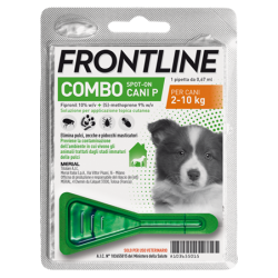 Confezione da 1 pipetta di Spot-On Cani P 2-10Kg da Frontiline Combo