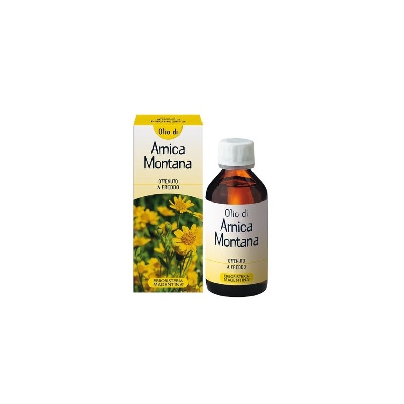 Flacone da 100Ml di Arnica Olio della Erboristeria Magentina