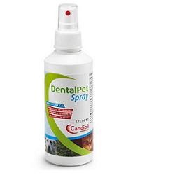 Flacone Spray da 125ml di Dentalpet Spray Collutorio per Animali da Candioli