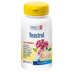 Confezione da 60 tavolette di Integratore Difese Immunitarie Yeastrol da Longlife