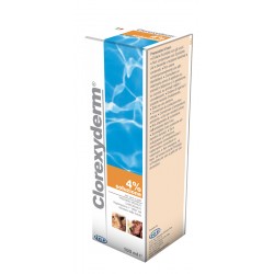 Flacone Schiuma da 100ml di Disinfettante per Cani e Gatti 4% Soluzione di ICF Clorexyderm