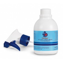 Flacone Spray da 250m di Vulnex Bleu Disinfettante Veterinario da Germo