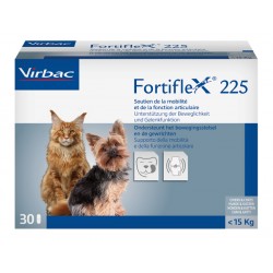 Confezione da 30 compresse di Integratore Articolare per Cane e Gatto Fortiflex 225mg da Virbac
