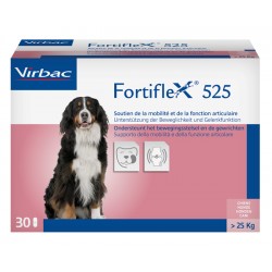 Confezione da 30 compresse di Integratore Articolare per Cani Fortiflex 525mg da Virbac