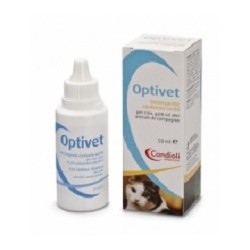 Flacone da 50ml di Optivet Detergente per Occhi Veterinario da Candioli