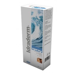 Flacone da 300ml di Spray Idratante Cutaneo Veterinario da Idraderm ICF