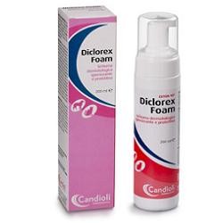 Flacone da 200ml di Schiuma Dermatologica per Cani Diclorex Foam da Candioli